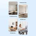 thumbnail image 4 of Linnome E27 Base 50W LED Remote Control Ceiling Fan Light White Color Multi Function Lamp for Home Bedroom Living Room Lighting, 4 of 9