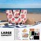 thumbnail image 5 of Disketp Milk Tea Bolsa de Playa de Gran Capacidad, Bolso Impermeable y a Prueba de Arena para Mujer, Ideal para Playa, Piscina y Natación, 5 of 7
