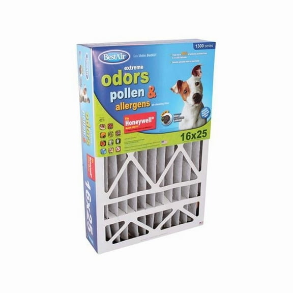 Bestair  16 x 25 x 4 in. Pleated Air Filter- pack of 3
