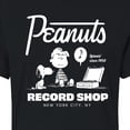 thumbnail image 3 of Peanuts - Record Shop Women's Cropped Graphic T-Shirt, 3 of 6