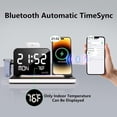 thumbnail image 4 of Newest 7 in 1 Wireless Charging Station with Dual iPhone Fast Charger Support Bluetooth/TimeSync 30W Fast Adapter for AirPods, 4 of 7