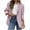 Pink, variant on WMTBSRSW Women's Casual Blazer Jackets Lightweight Open Front Long Sleeve Blazers Solid Lapel Work Office Coat with Pockets Black