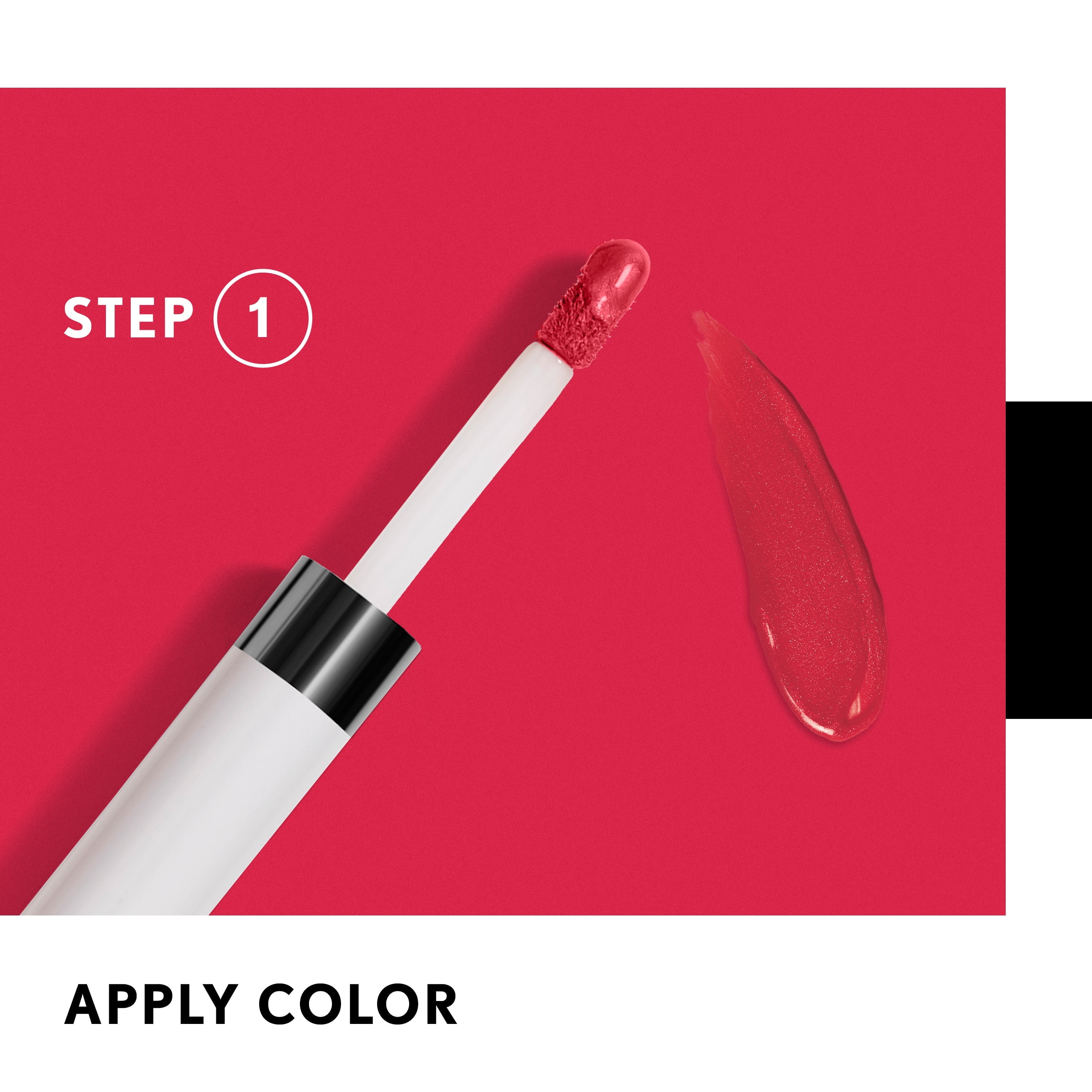 (2 pack) COVERGIRL Outlast All-Day Lip Color Liquid Lipstick And Moisturizing Topcoat, Longwear, Naturalast, Shiny Lip Gloss