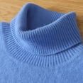 thumbnail image 5 of Men's Turtleneck 100% Mink Cashmere Sweater Men 2023 Autumn and Winter Large Size Loose Knitted Sweater Keep Warm Top Men Jumper, 5 of 5