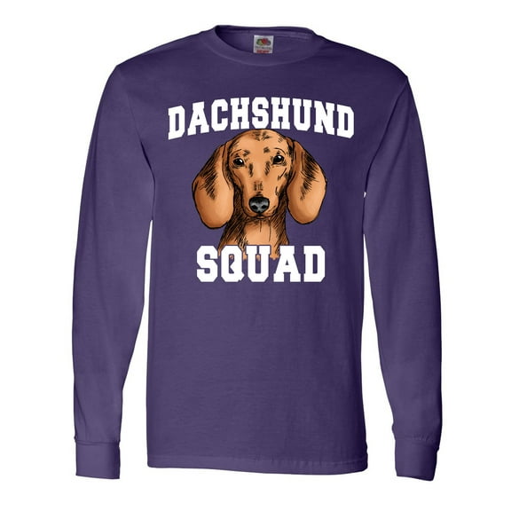Inktastic Dog Dachshund Squad Long Sleeve T-Shirt