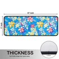 thumbnail image 5 of Kitchen Rugs Sets Of 2,Pioneer Flower Floral Print Pattern Anti Fatigue Kitchen Mat Rugs Non Slip Washable,Decorative Kitchen Floor Mats for Kitchen,Sink,Laundry,17"x47"+17"x47", 5 of 5