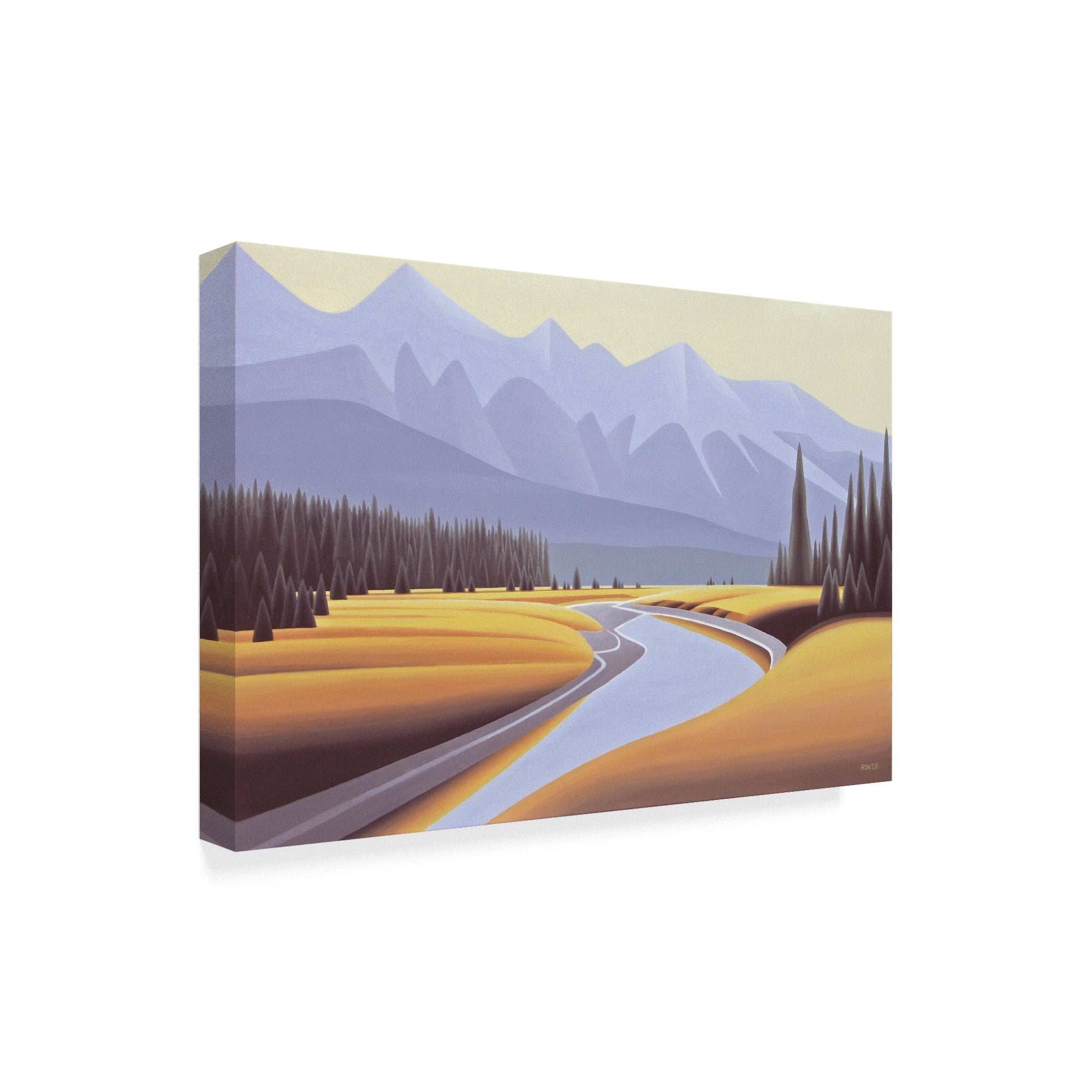 Trademark Fine Art 'Kootenay River Dawn' Canvas Art by Ron Parker