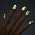 thumbnail image 4 of KISS Voguish Fantasy Glow in the Dark, Press On Nails, Jugglers, Orange, Short Oval, 28 Count, 4 of 9