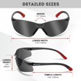 thumbnail image 4 of Gafas de seguridad ProtectX, paquete de 3, antivaho y resistentes a los arañazos, 4 of 6