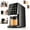 Black, variant on 11-in-1 Electric Ice Cream Maker with 8 programs, mixes and churns ingredients, 3 pints frozen dessert grade, includes recipe and 3 20-ounce cups. (White)