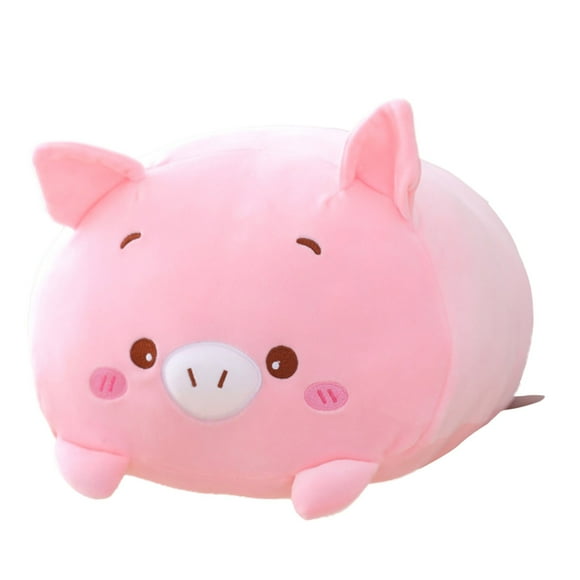 Plush Toy Set Plush Animal Falling Animal Pillow Down Cotton Powder Pig Panda Doll Animal Long Strip Pillow Can Be Vacuum Compressed 1pc