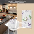 thumbnail image 5 of Yayeee Blank Wall Plate Cover 1-Gang 4.5"x2.7" Home Unused Decorative Outlet, Purple Birds, 5 of 7