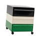 thumbnail image 1 of Cajón de almacenamiento, mesa auxiliar con ruedas giratorias, carrito utilitario con ruedas para sala de estar, mesita de noche, entrada de casa, baño 3 niveles 42 cm x 42 cm x 50 cm, 1 of 9