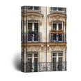 thumbnail image 2 of wall26 Canvas Wall Art of Old Beige Italian Balconies | 32" x 48", 2 of 4