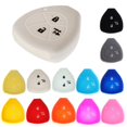 thumbnail image 3 of Miulika Car Remote Key Case Silicone Car Button Cover - White, as described, 3 of 9