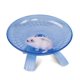 thumbnail image 1 of Rueda de ejercicio de plástico azul de 18 x 18 x 11 cm para animales pequeños - Disco de carrera silencioso antideslizante para hámsteres, erizos, mascotas pequeñas, rueda de ejercicio, 1 of 2