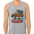 thumbnail image 2 of Retro Tis the Season Tank Top Unisex X-Small Grey, 2 of 5