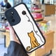 thumbnail image 2 of "Proteja su iPhone con una elegante y divertida funda plateada mate de doble capa con diseño artístico", 2 of 4