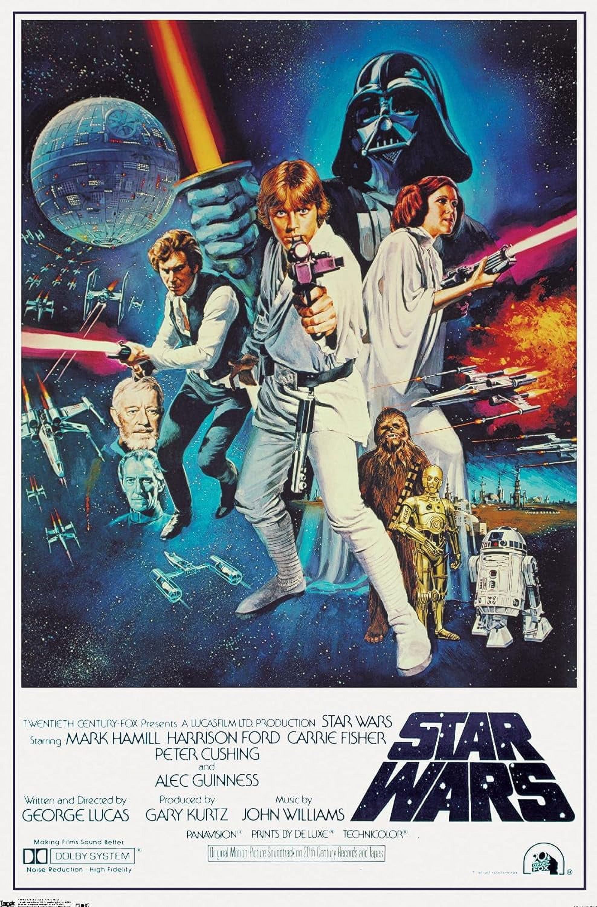 【希少】スター・ウォーズ ポスター Star Wars Star Wars - Landscape Poster Print (24 x 36) - Walmart.com