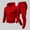 #194-Red, variant on Ceisia Men's PARIS Print Hooded Tracksuit Set with Kangaroo Pocket for Casual & Sports Wear Black S Gifts
