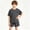 Gray, variant on ITSAME Boys Summer Outfit Sets Crewneck T-Shirt and Shorts 2-Piece Kids Loose Casual Clothes Purple Size 12-18M