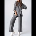 thumbnail image 4 of Traje Informal de Dos Piezas para Mujer, Ideal para Viajes y Vacaciones. Gris Oscuro L, 4 of 9