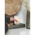 thumbnail image 3 of Serene Spaces Living Clear Ribbed Glass Votive Holder, Perfect for Weddings and Home Décor, Measures 5" Tall and 3.5" Diameter, 3 of 7