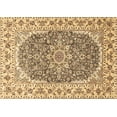 thumbnail image 1 of Ahgly Company Indoor Rectangle Medallion Brown Traditional Area Rugs, 6' x 9', 1 of 4