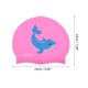 thumbnail image 4 of Gorro de natación de silicona de dibujos animados de delfín único 1 Pc Rosa Azul, 4 of 6