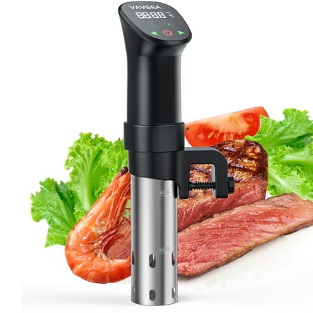 VAVSEA Sous Vide Machines, Precision Cooker, Waterproof Immersion Circulator with Digital Touch Screen and Accurate Temperature Time Control, Sous Vide Device for Home Kitchen