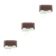 thumbnail image 3 of facefd 1/2/3/5 LED Solar Lamp Path Stair Outdoor Waterproof Wall Light Garden Landscape Brown Shell White LED 3PCS, 3 of 6