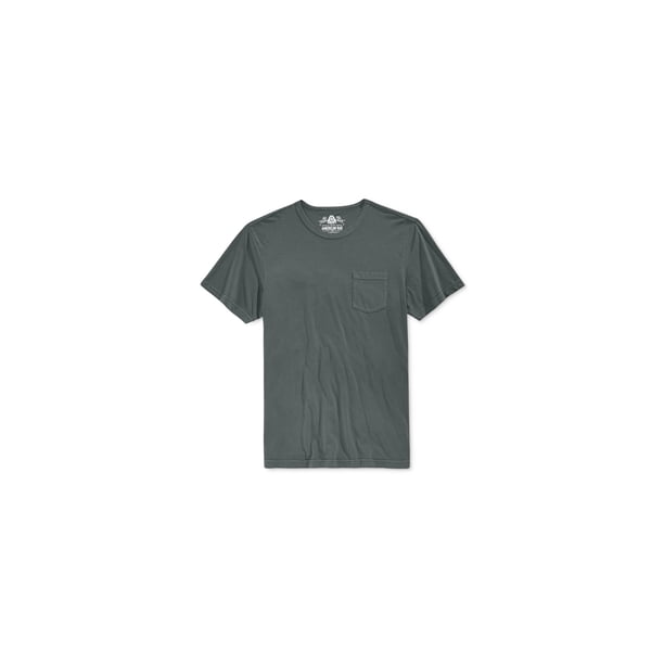 American Rag - Camiseta básica simple para hombre, gris, pequeña