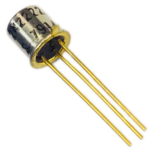 AVLIS-CO - 2N2222A Gold Pin Transistor GP BJT NPN 50V 0.8A 3-Pin TO-18 ...