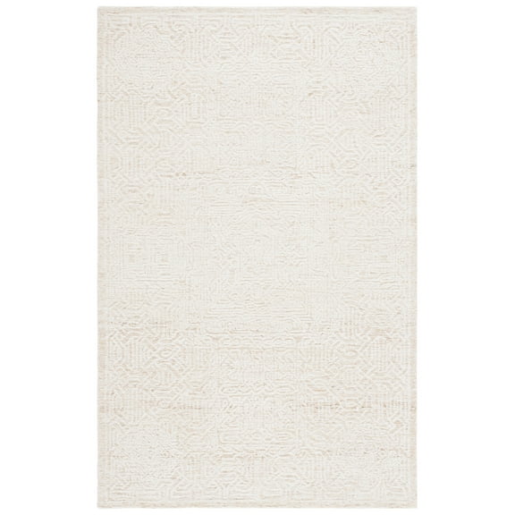 SAFAVIEH Ebony Abbey Geometric Area Rug, Gold/Ivory, 8' x 10'