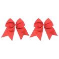 thumbnail image 1 of Vogacara Accesorios para el cabello de alta elasticidad, 2 piezas, para accesorios fáciles y estables, ingredientes seguros altos Cuidado del cabello Rojo, 1 of 6