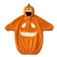 thumbnail image 7 of Halloween Pumpkin Costume, Wearable Blanket Hoodie Cozy Plush Lounger Robe, Pajamas Pumpkin Costume Loungewear Halloween Cosplay Costume, 7 of 7