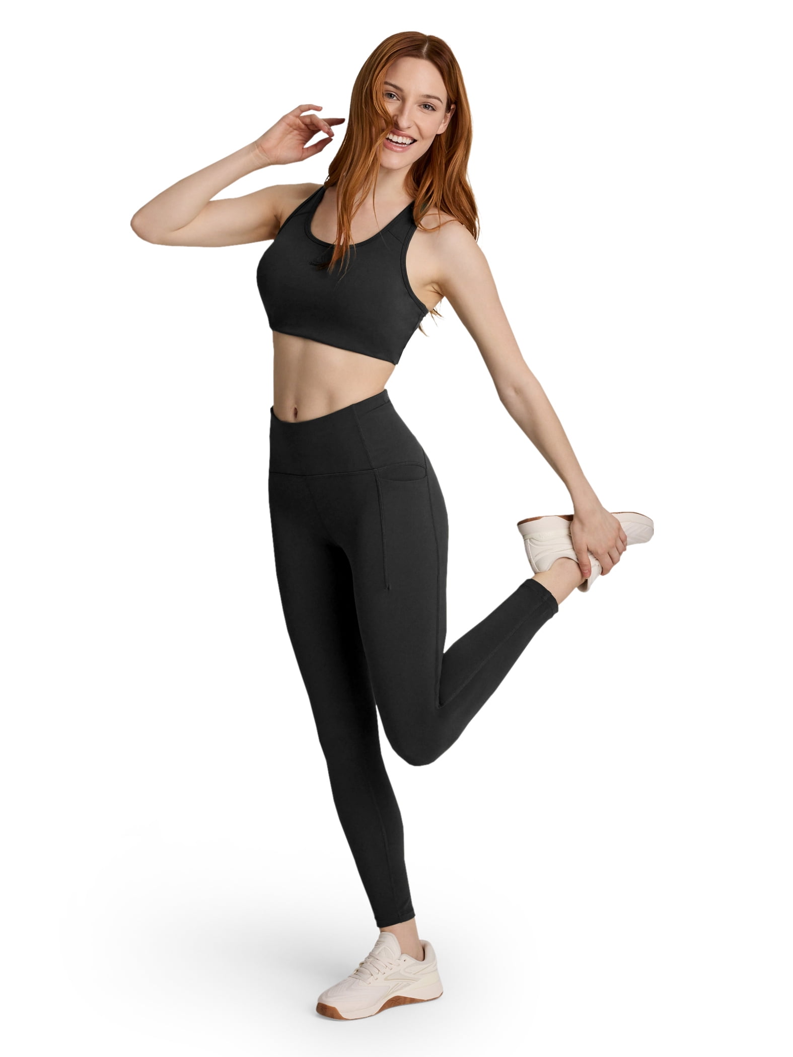 Reebok Women's Reflex High Rise 7/8 Legging, 25" Inseam, Sizes XS-4X