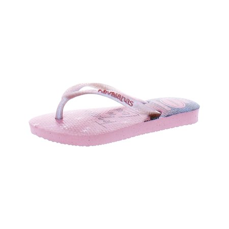 Havaianas Girls Princess Slip-On Graphic Flip-Flops