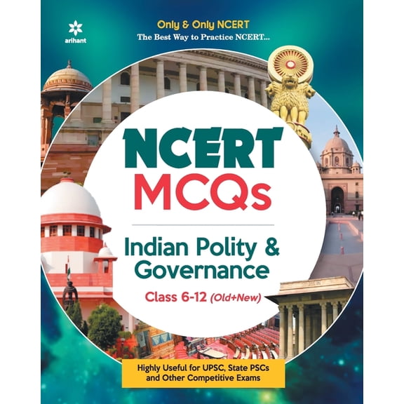 NCERT MCQs Indian Polity & Governance Class 6-12 (Old New), (Paperback)