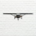 thumbnail image 5 of Creative Co-Op Metal Plane Wall Decor, Distressed Black, 5 of 5