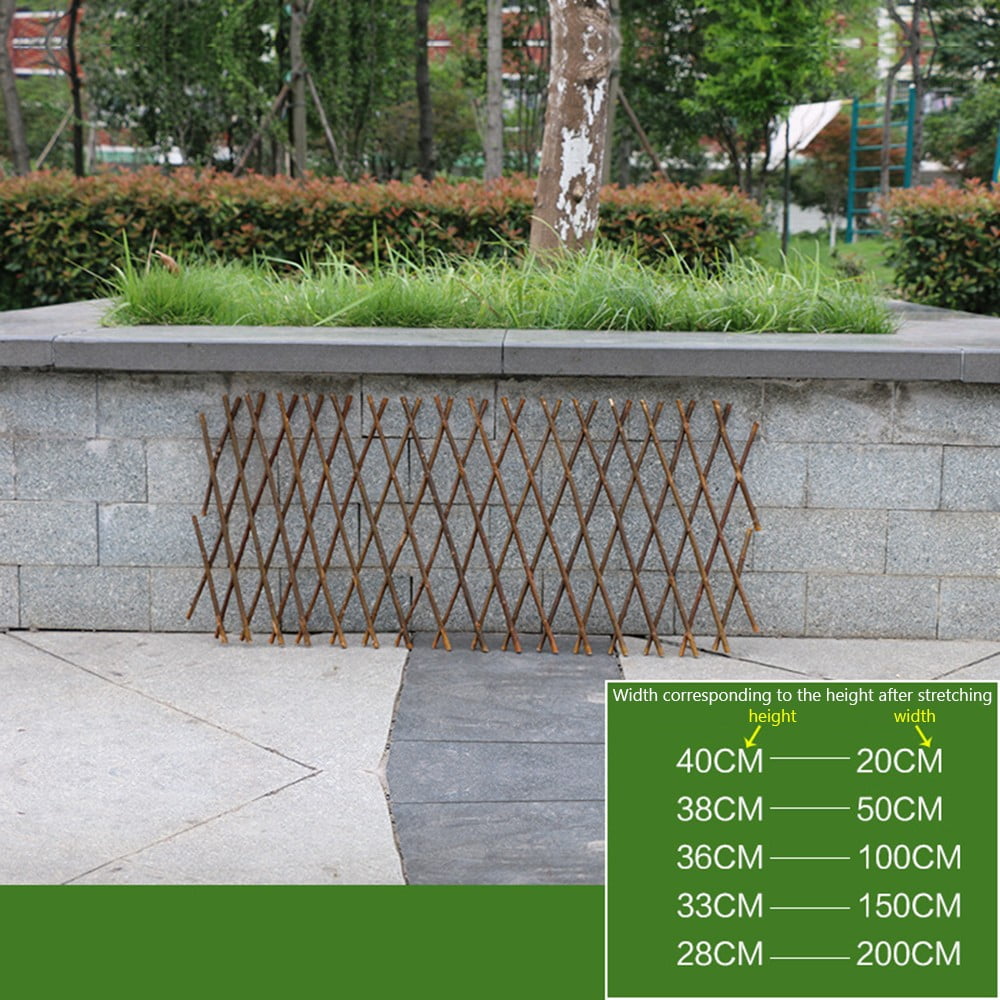 Geege Wooden Garden Trellis, Expanding Divider Climbing Plants Fence