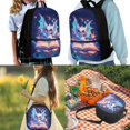 thumbnail image 2 of Yuyamidu Cute Magic Dragon Backpack School Set 3Pcs with Lunch Box Pencil Case Sports Bookbag Back Pack Lightweight Casual Daypacks for Elementary Primary Middle School, 2 of 7
