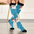 thumbnail image 5 of GZHJMY Christmas Compression Socks, Women Men Long Stocking (20-30mmHg), Travel Knee High Stockings for Athletic Sports,Running,Cycling,Nursing, 5 of 7