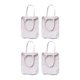 thumbnail image 1 of 4 bolsas de lona en blanco para manualidades, mochilas escolares, ecológicas, para hacer tú mismo, para compras, regalo, color blanco, para estudiantes., 1 of 6
