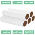 thumbnail image 3 of 6.3 inch Lint Roller Refills Only, Extra Sticky Lint Remover Refills for Pet Hair Sticky Roller Refill Adhesive Tape Easy Peel 60 Sheets per Roll, Pack of 5, Total 300 Sheets (6.3'' Wide), 3 of 10