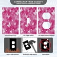 thumbnail image 3 of Light Switch Cover Switch Plate Outlet Cover Plug Cover for Electrical Toggle Switch Pink Tie-dye with Butterflies, 3 of 6