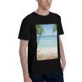 thumbnail image 2 of Bingfone Starfish In Beach Men'S Loose Fit Short-Sleeve Pocket T-Shirt, 2 of 7