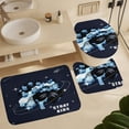 thumbnail image 6 of 4 Piece SKZ Stray Korea Ki Shower Curtain Sets with Rugs, Toilet Lid Cover, Bath Mat and 12 Hooks, Waterproof Shower Curtain Set for Bathroom, 6 of 8