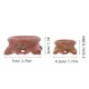 thumbnail image 2 of Wooden Sphere Holder Crystal Ball Stand for Home 2Pcs Decorative Holder, 2 of 5
