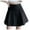 Black, variant on Tennis Skirts for Women Summer Casual Trendy Solid Mini Skirt High Waist Ruched Stretch Skirts